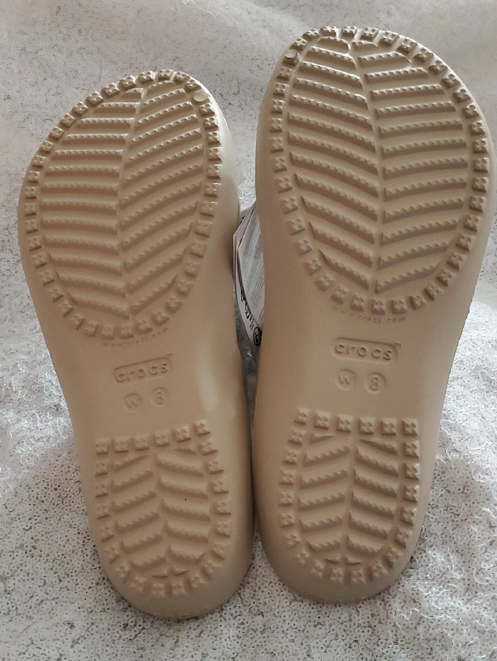 NWT CROCS Kadee II Sandals Women's - Size W8 - Cobblestone - Summer
